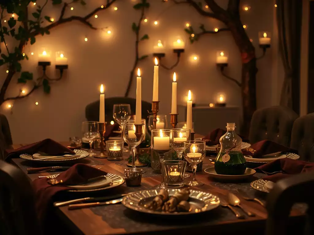 creating a magical atmosphere for a Harry Potter wizarding party