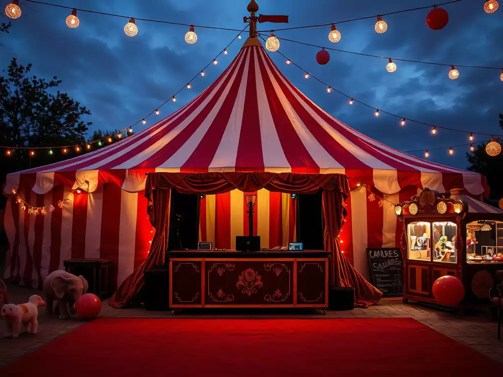 Vintage Circus Party Ideas for DJs