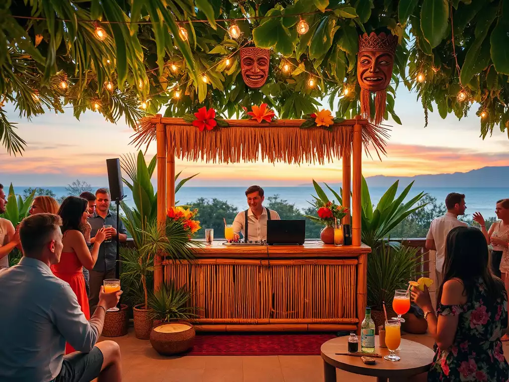best DJ music for a tropical Tiki themed party